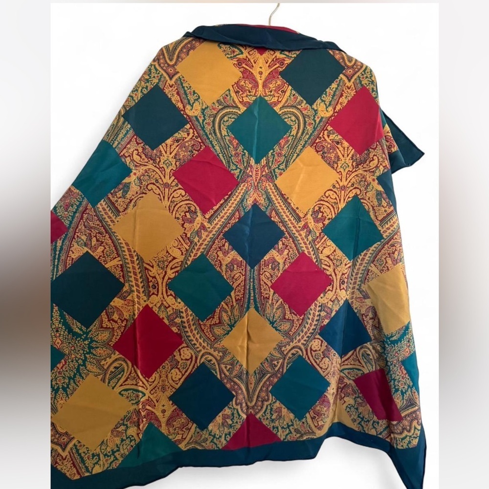 Vintage Carlisle Paisley Silk Scarf